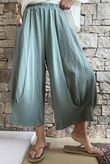 Jo Jo Quirky Hopsack Crop Pant Khaki 